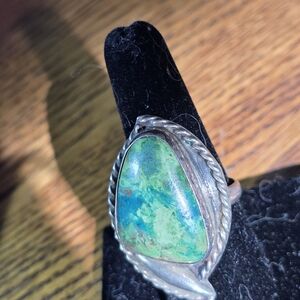 Sterling Silver and Turquoise Stone Ring